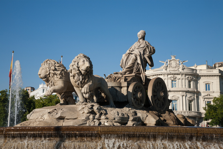 La fuente de Cibeles La fuente de Cibeles