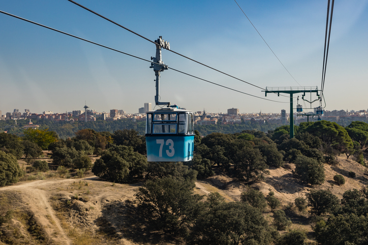 Parque del Oeste en Madrid