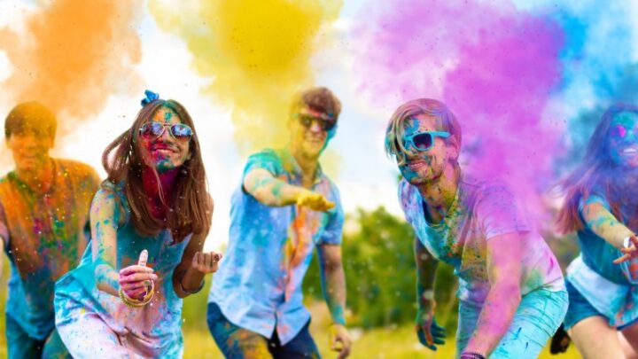 Fiestas Holi cada vez más frecuentes en Madrid