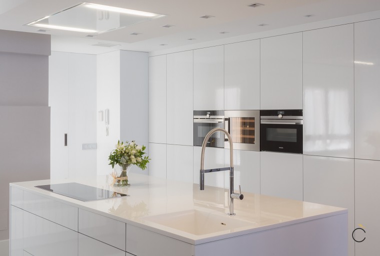 Cocinas blancas en Madrid