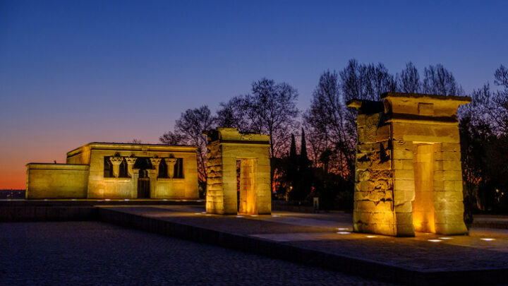 El Templo de Debod en Madrid