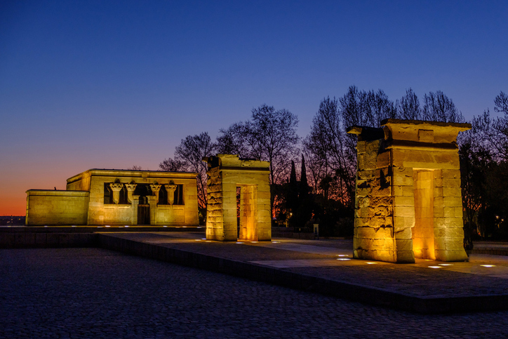 El Templo de Debod en Madrid